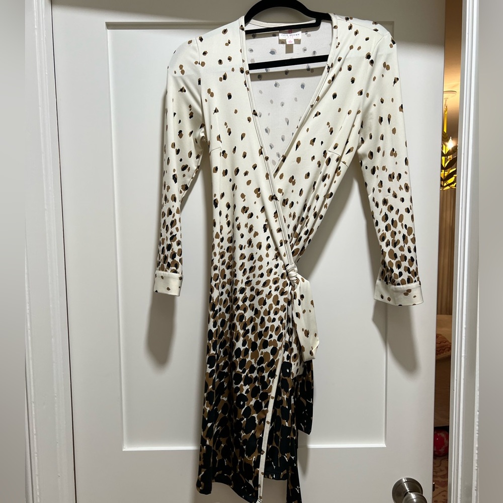 Julie brown wrap dress